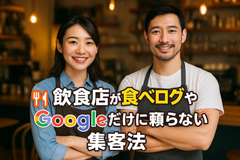 飲食店が食べログやGoogleだけに頼らない集客法