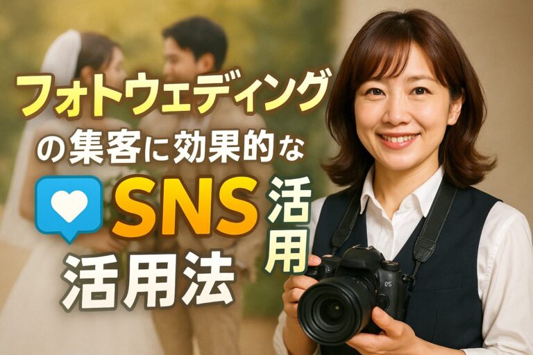 フォトウェディングの集客に効果的なSNS活用法