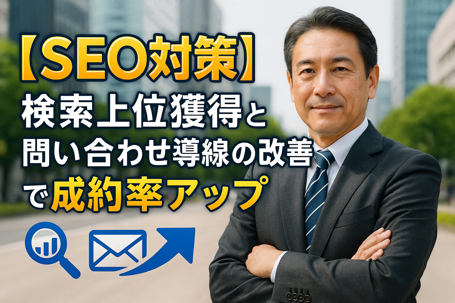 【SEO対策】検索上位獲得と問い合わせ導線の改善で成約率アップ