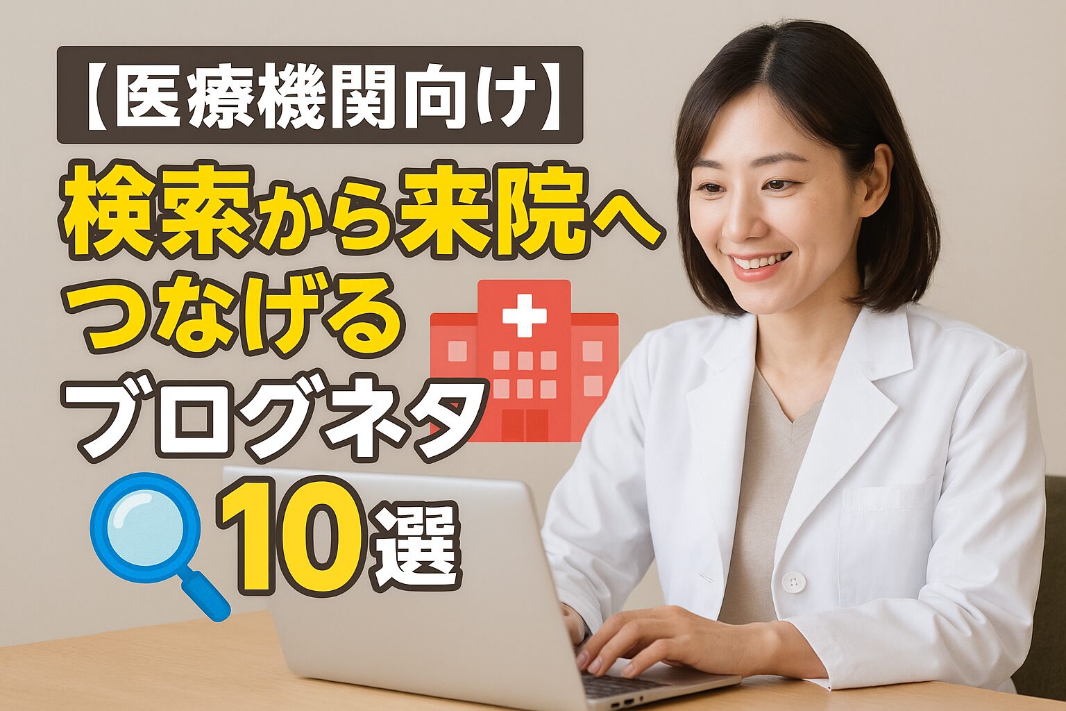 【医療機関向け】検索から来院へつなげるブログネタ10選