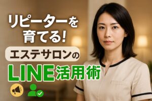 リピーターを育てる！エステサロンのLINE活用術