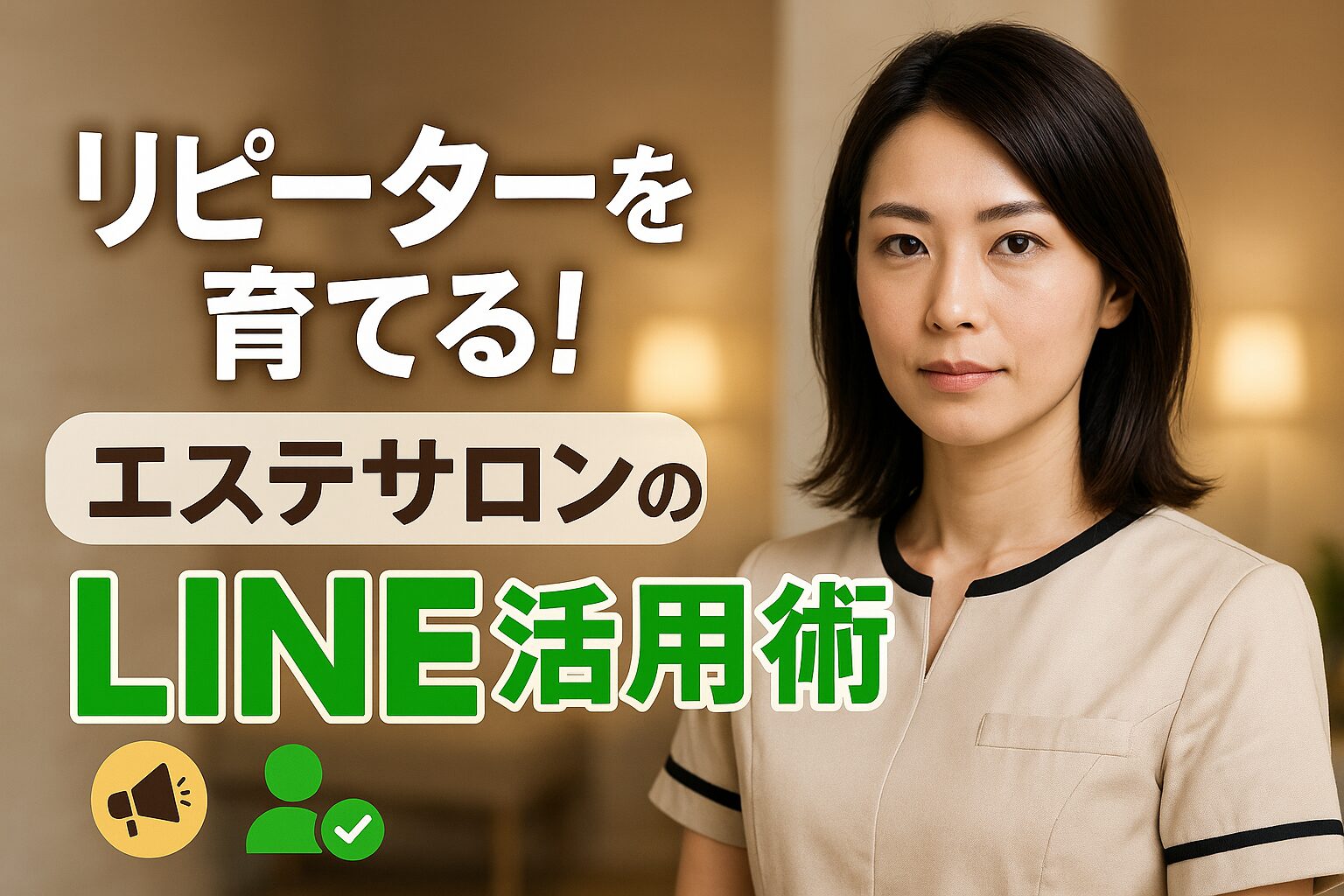 リピーターを育てる！エステサロンのLINE活用術