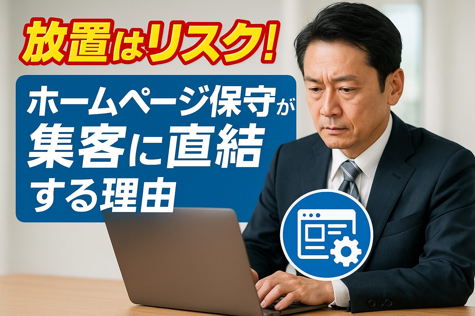 ホームページ保守が集客に直結する理由
