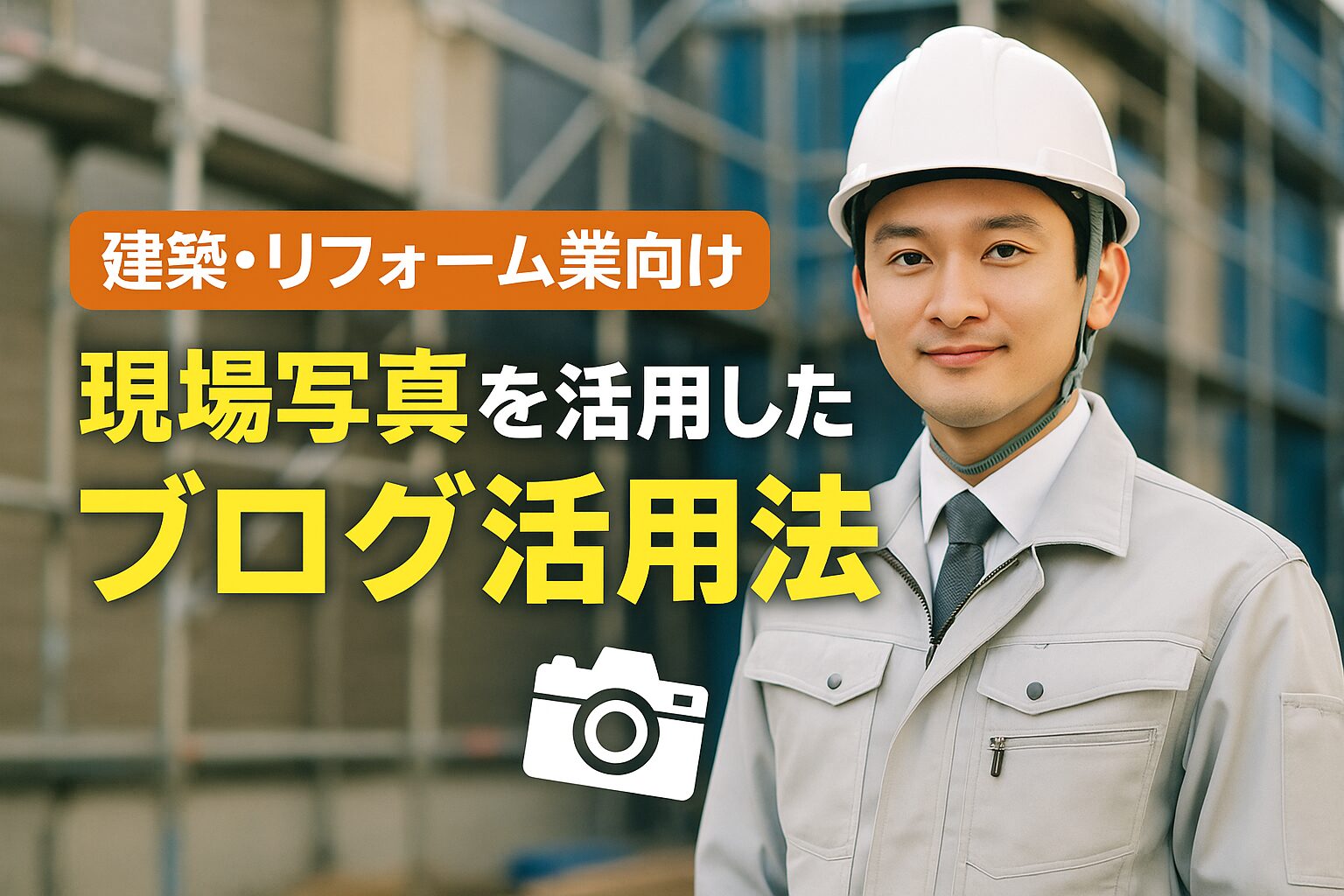 建築・リフォーム業向け 現場写真を活用したブログ活用法