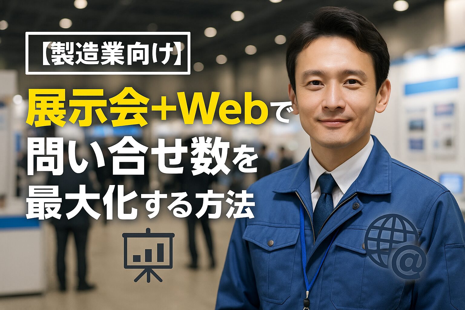 【製造業向け】展示会＋Webでの問い合わせ数を最大化する方法