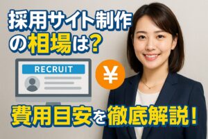 採用サイト制作の相場は？ 費用目安を徹底解説！