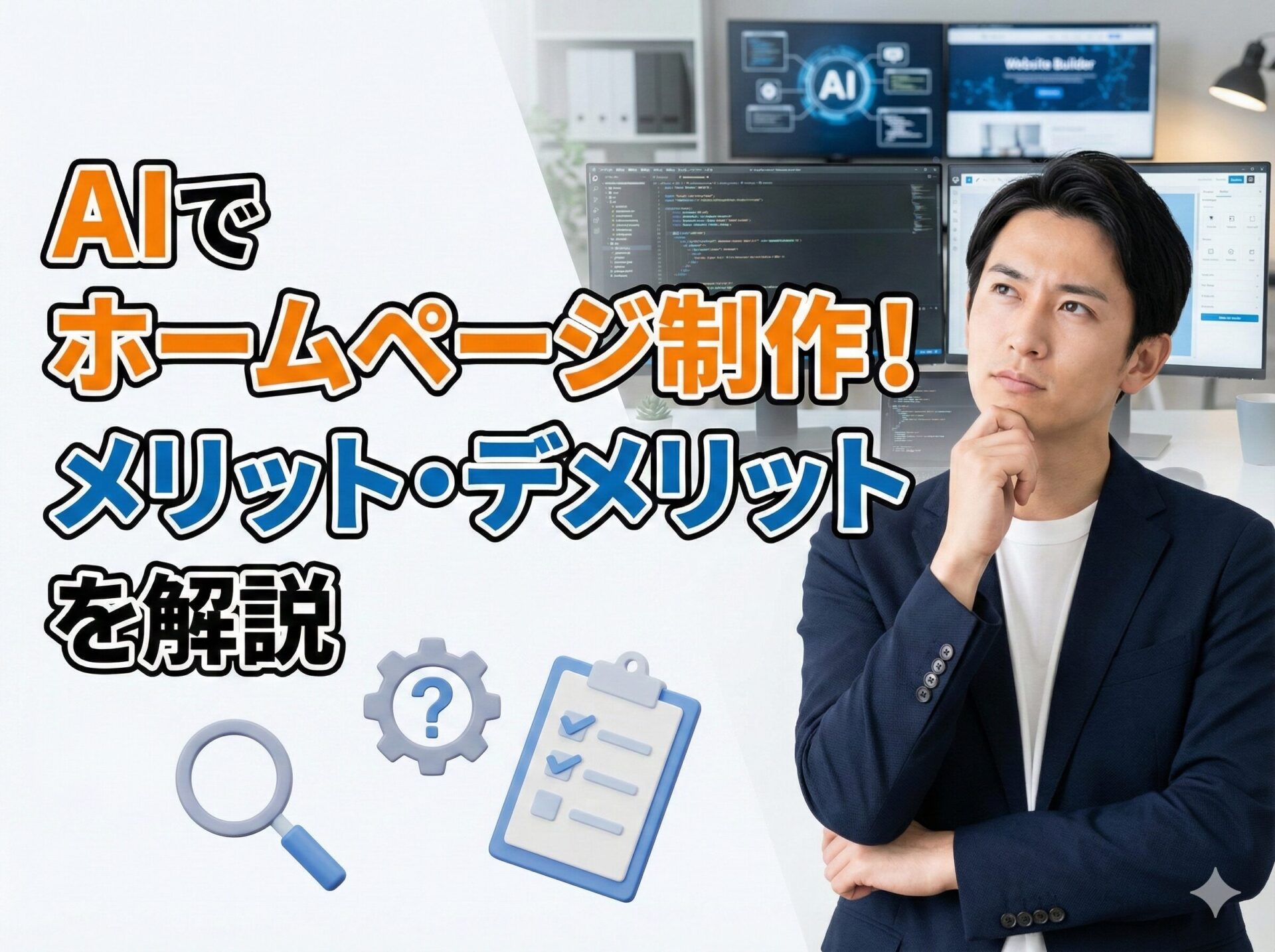 AIでのホームページ制作のメリットとデメリット