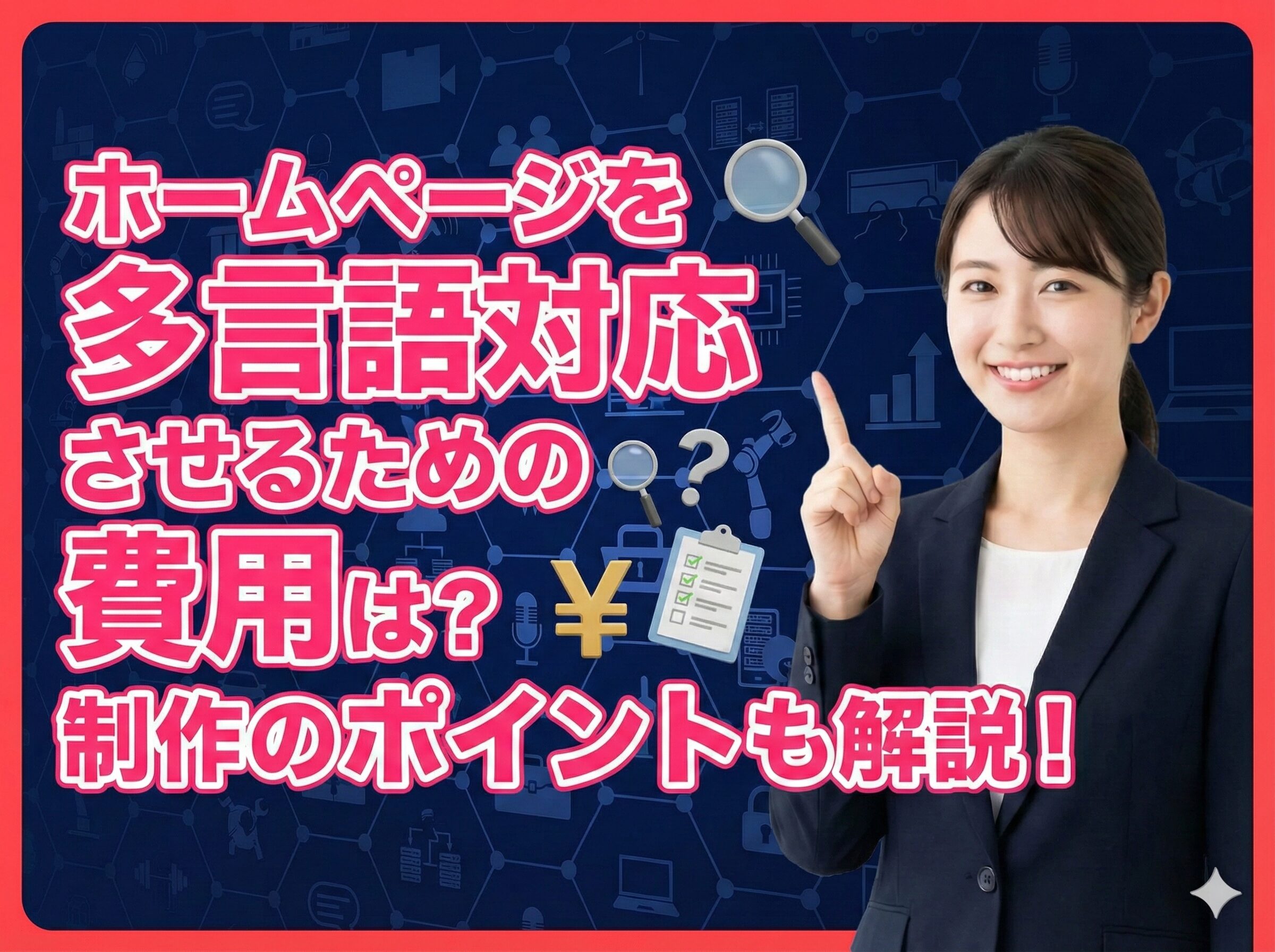 ホームページを英語・日本語で切り替える際の費用と制作のポイント