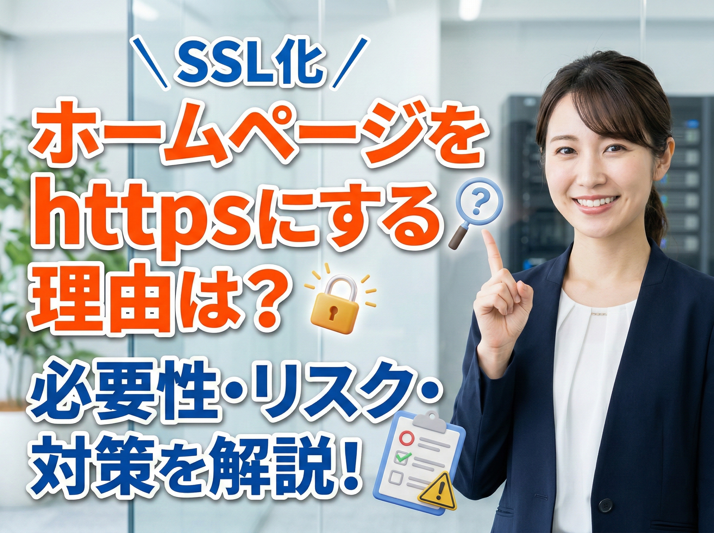 ホームページをhttpsにする理由