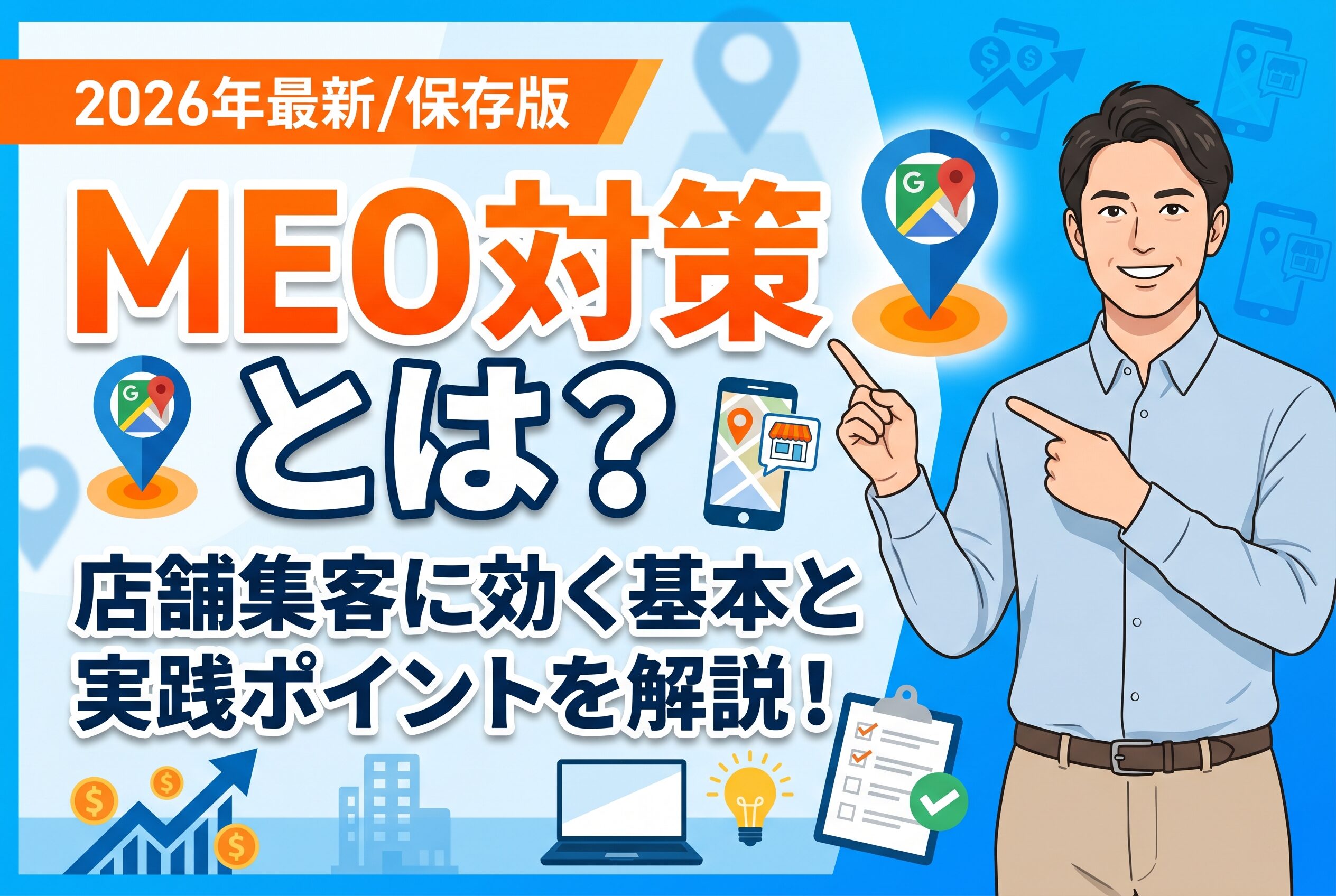 【保存版】MEO対策とは？店舗集客に効く基本と実践ポイント【2026年最新】