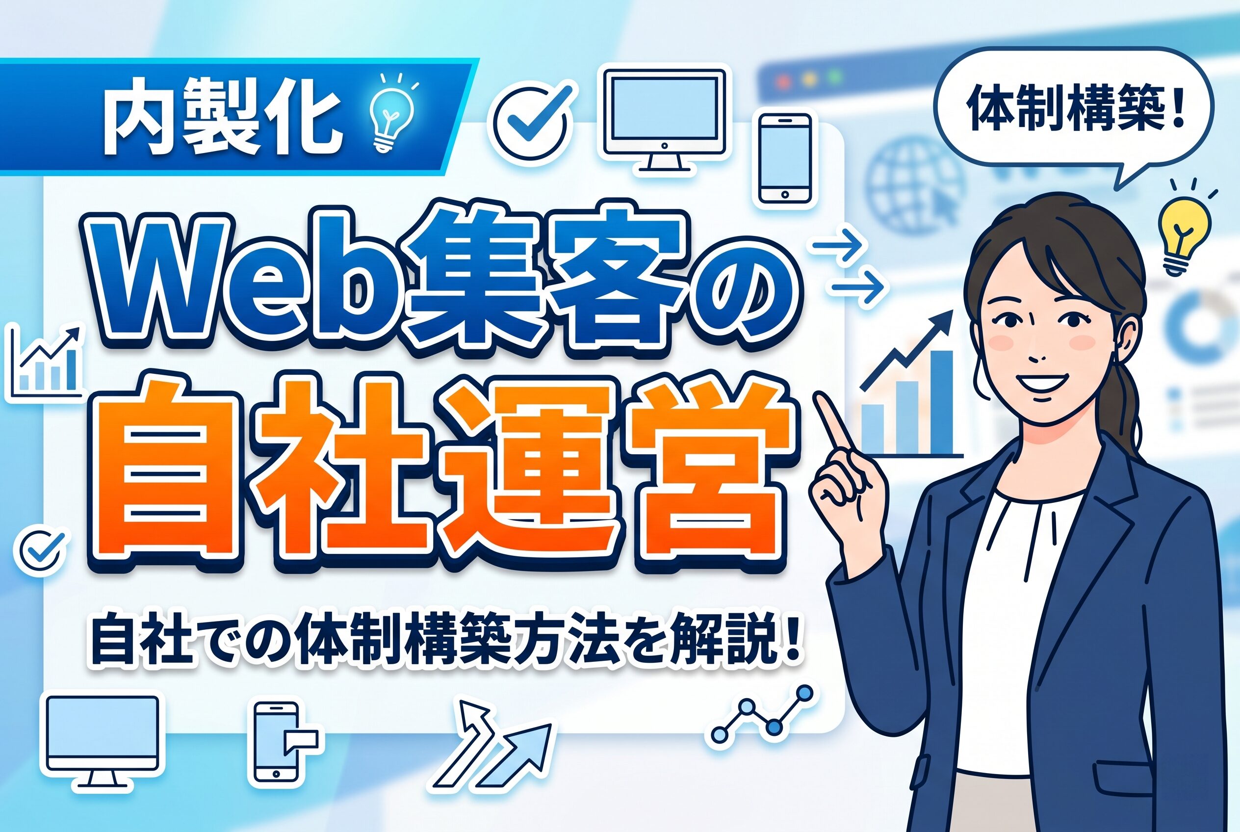 【内製化にも効く】Web集客を成功させる運用体制の作り方