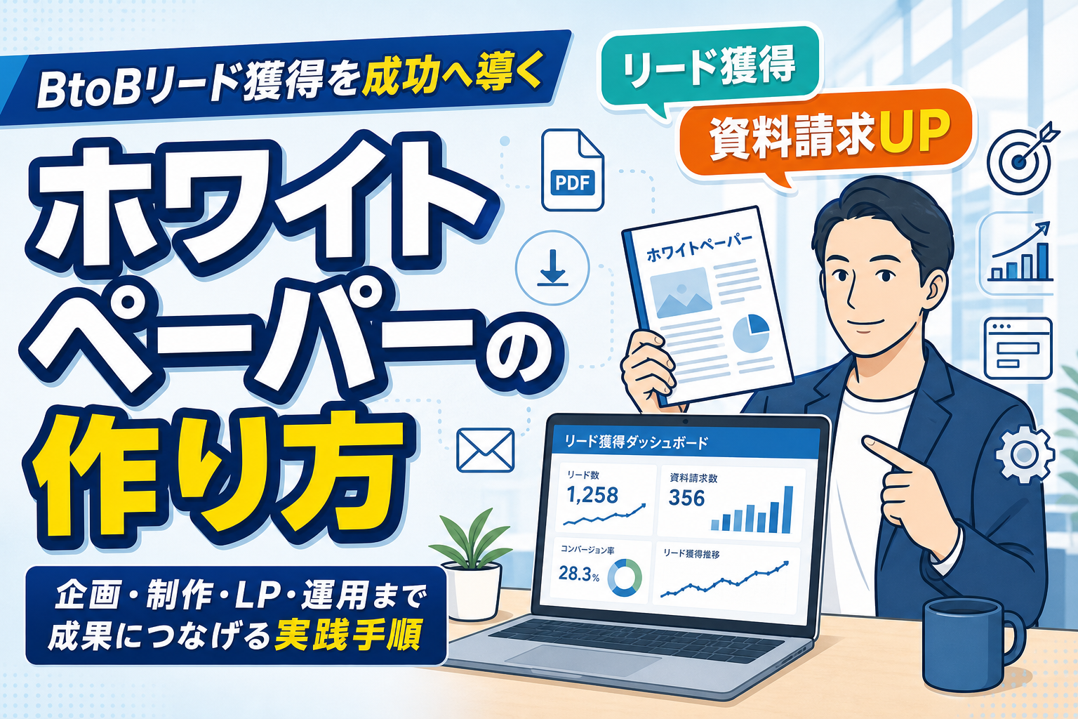 【リード獲得】ホワイトペーパーの作り方と成功手順