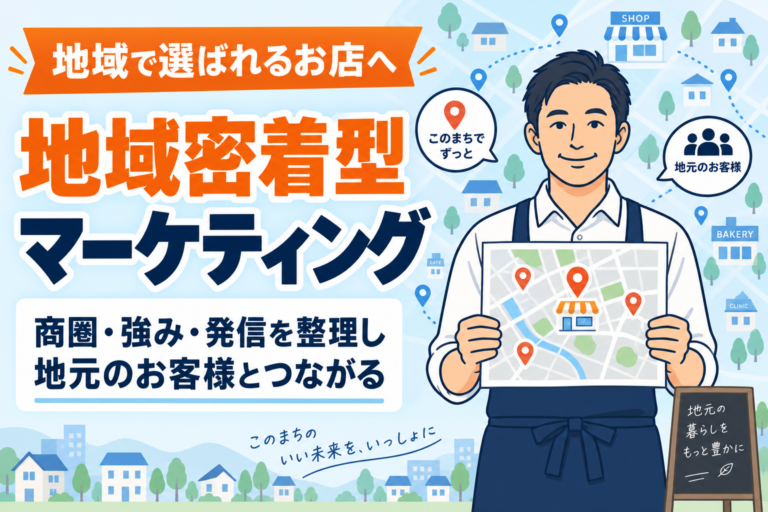 【地域で選ばれる】地域密着型マーケティングの始め方