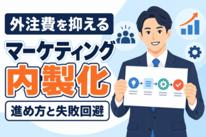 【外注費を抑える】マーケティング内製化の進め方